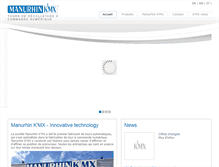 Tablet Screenshot of manurhin-kmx.com